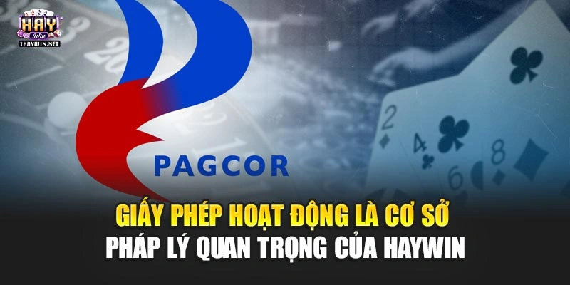 Giấy phép hoạt động là cơ sở pháp lý quan trọng của Haywin